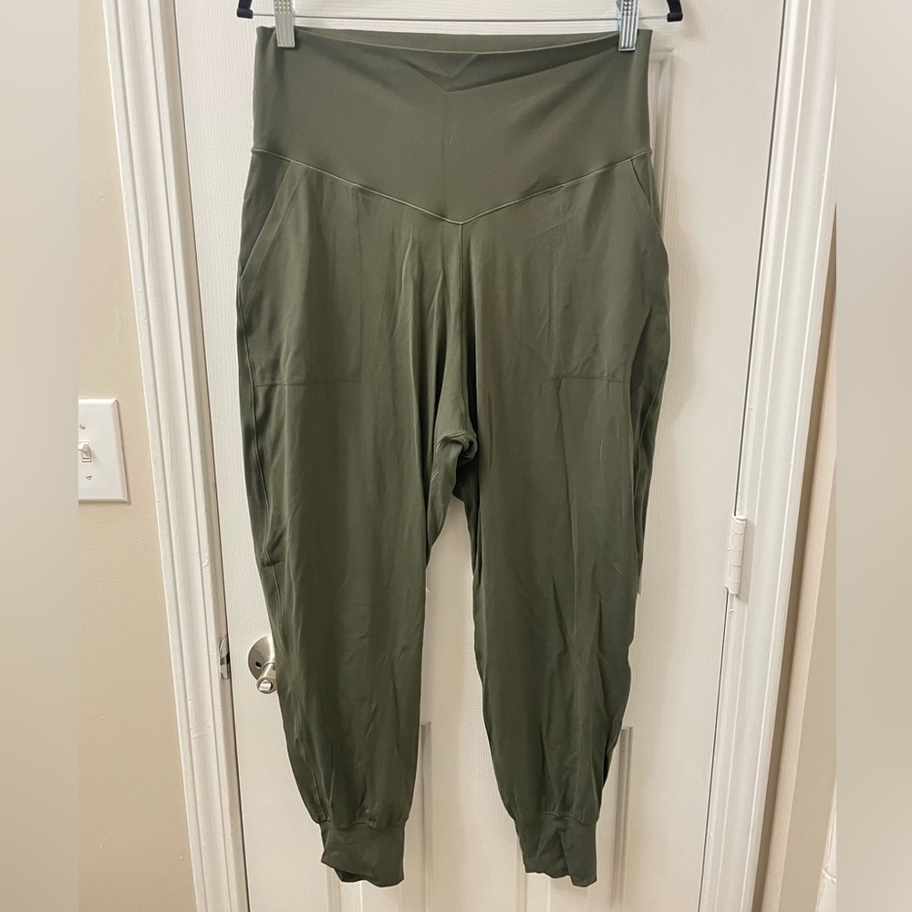 Green Aerie high rise joggers